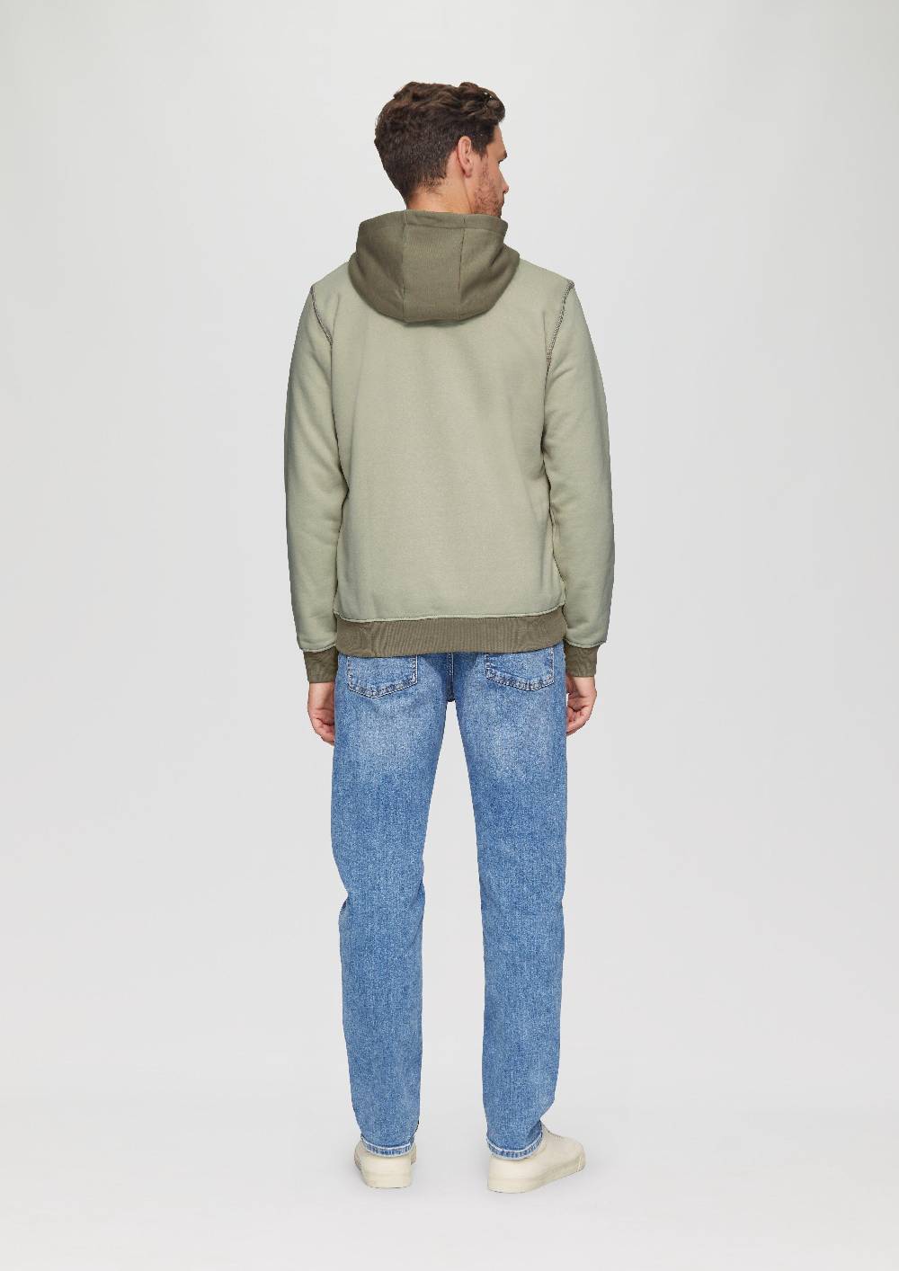 S.Oliver Hoodie mit Stehkragen und Reißverschluss Versandkostenfrei
