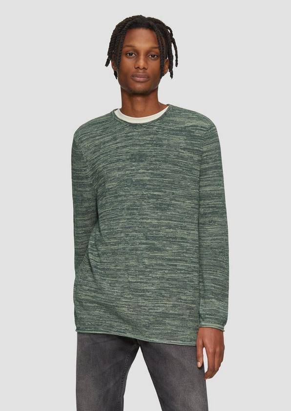 S.Oliver Strickpullover in Melange-Optik Exklusivangebot