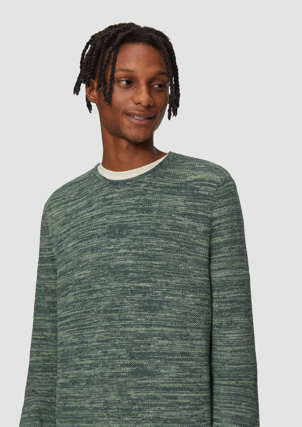 S.Oliver Strickpullover in Melange-Optik Exklusivangebot