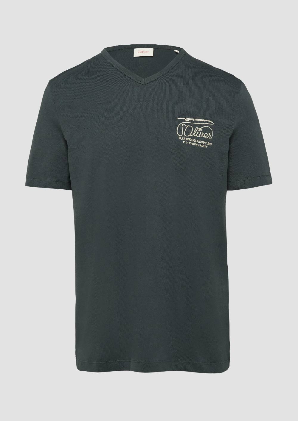 S.Oliver T-Shirt mit Logostickerei Cyber Monday