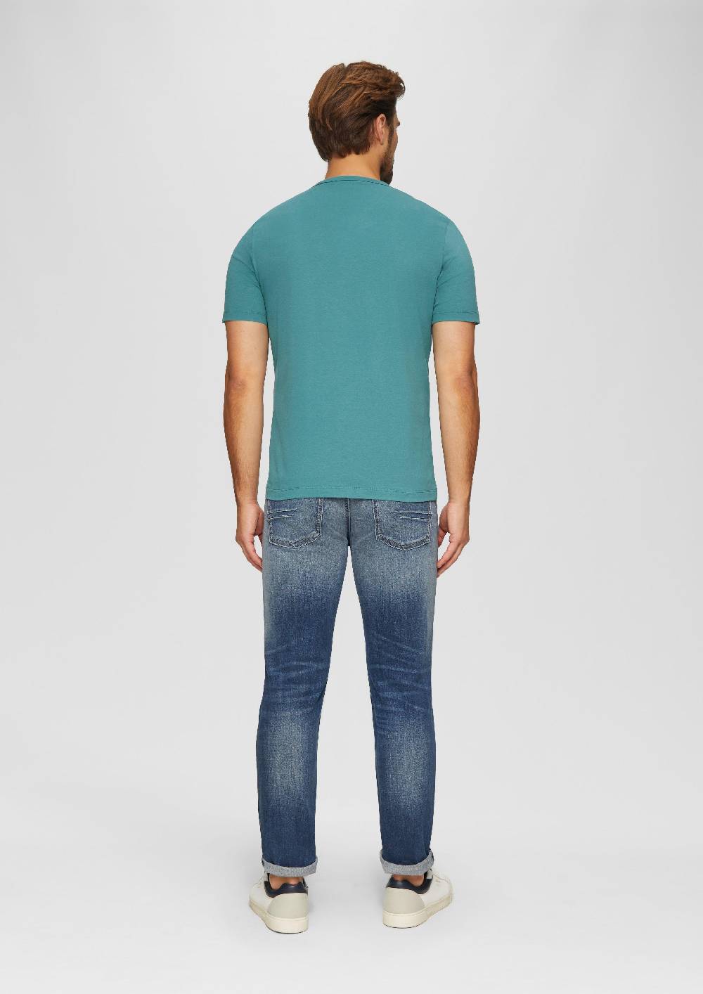 S.Oliver T-Shirt mit Logostickerei Heißer Verkauf