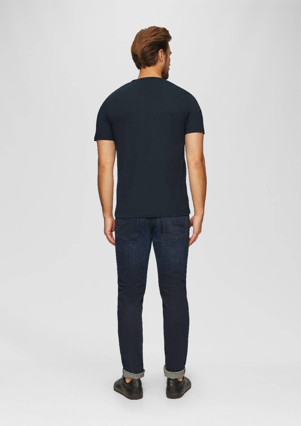 S.Oliver T-Shirt mit Logostickerei Online Outlet