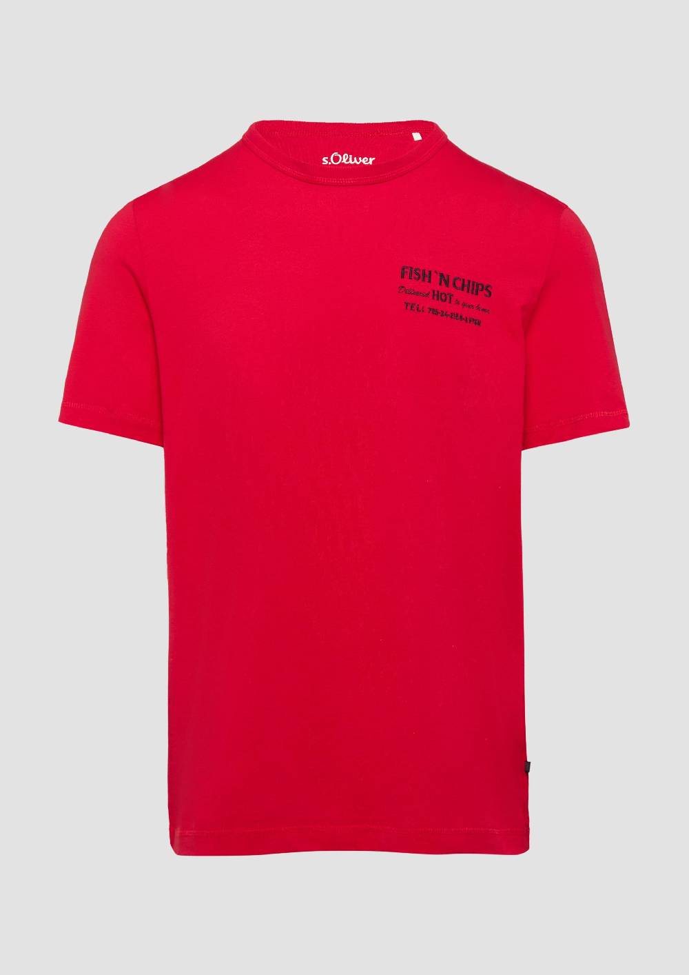 S.Oliver Baumwollshirt mit Frontprint Blitzangebot