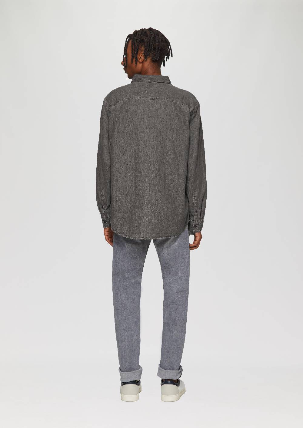 S.Oliver Regular Fit: Denim-Hemd Räumungsverkauf