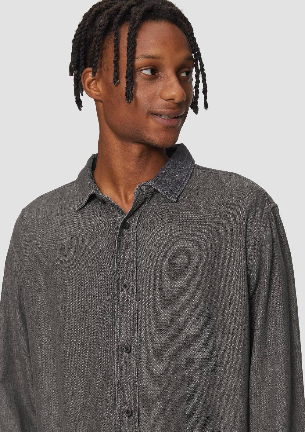 S.Oliver Regular Fit: Denim-Hemd Räumungsverkauf