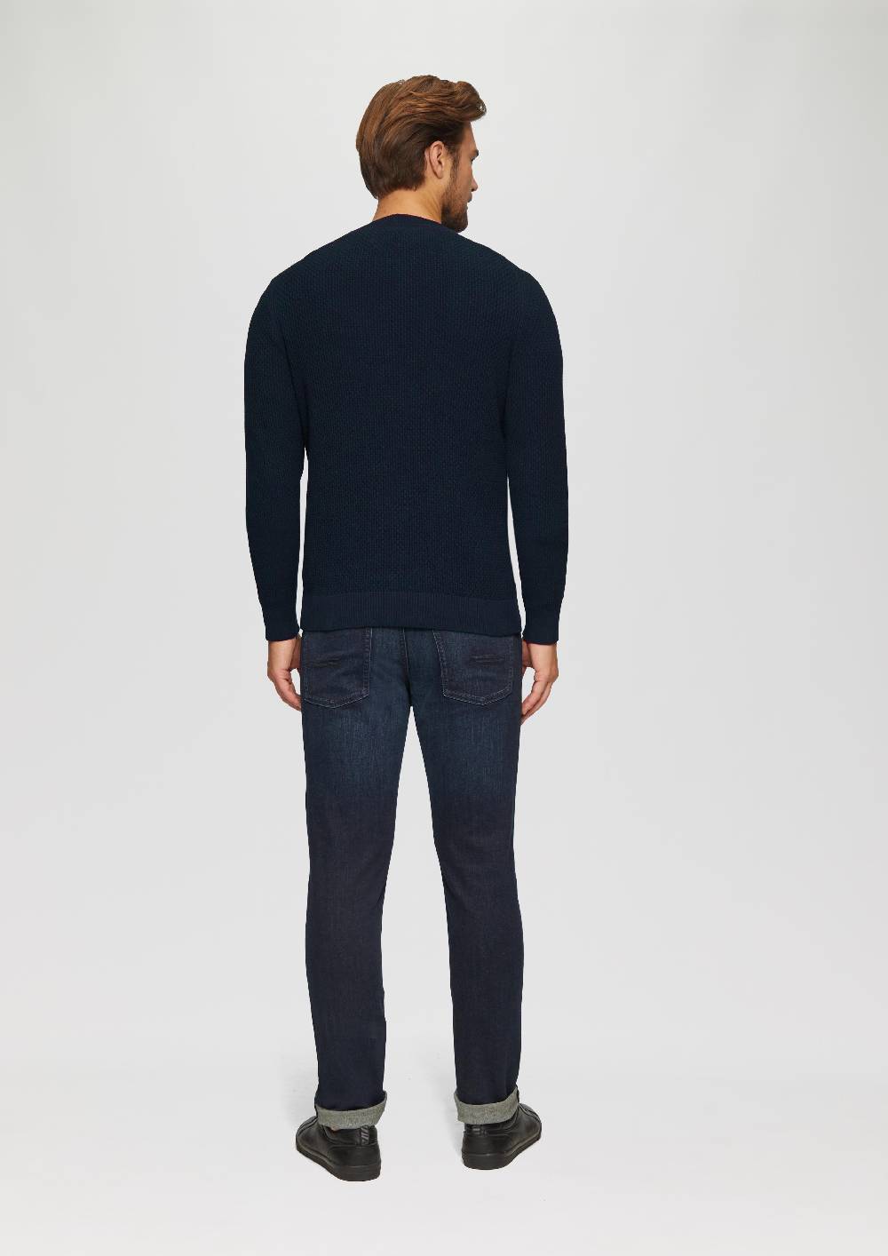 S.Oliver Strickpullover mit Musterstruktur Tägliche Deals