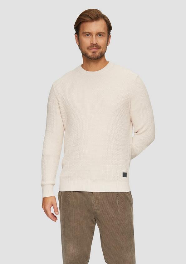 S.Oliver Strickpullover mit Musterstruktur Sonderangebote