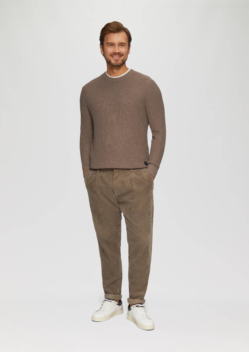 S.Oliver Strickpullover mit Musterstruktur Tiefpreis