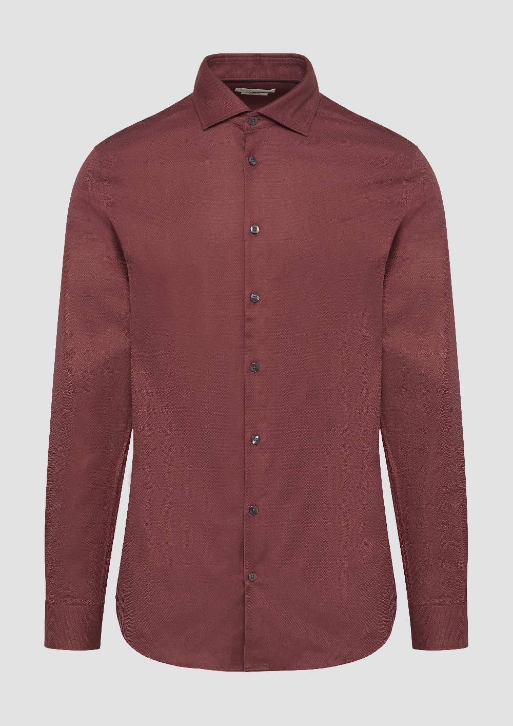 S.Oliver Tailored Fit: Fein strukturiertes Hemd aus Comfort Stretch Wochenangebot
