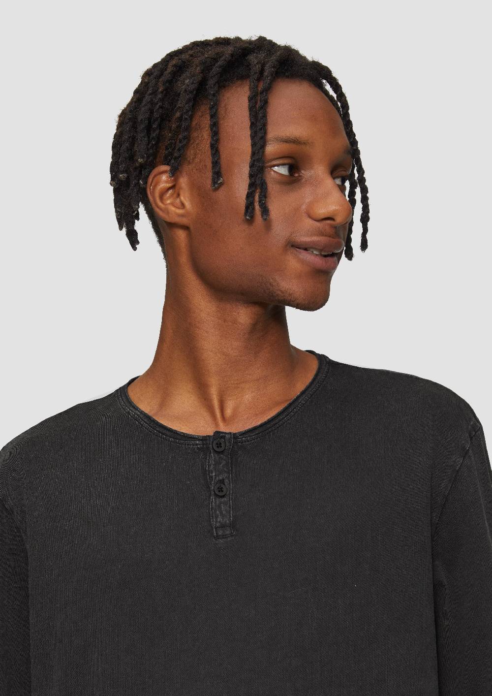 S.Oliver Gewaschenes Longsleeve mit Rollkante JETZT KAUFEN