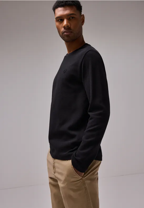 Street One Struktur Longsleeve Preisnachlass