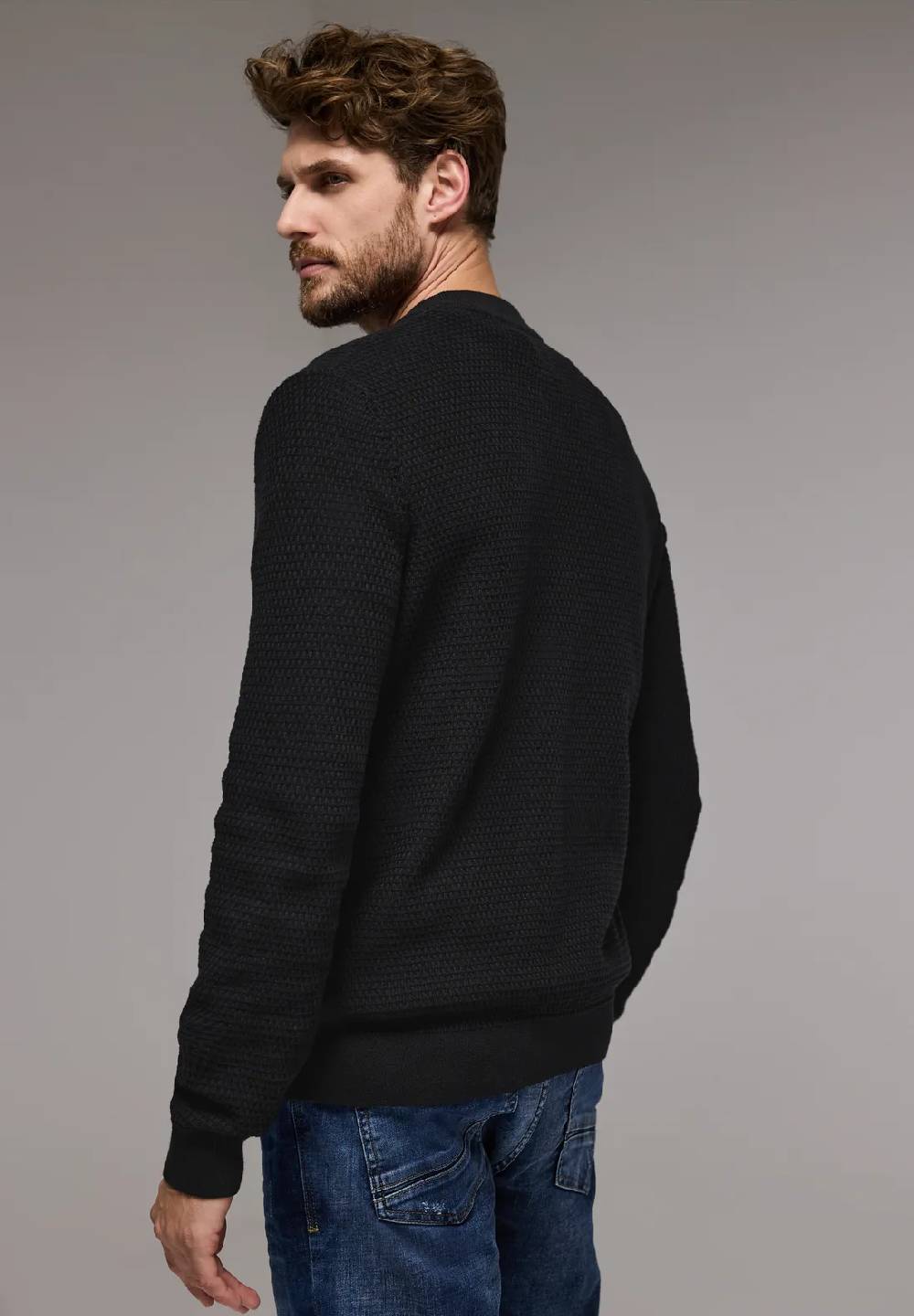 Street One Strukturjacke mit Zipper Heißer Verkauf