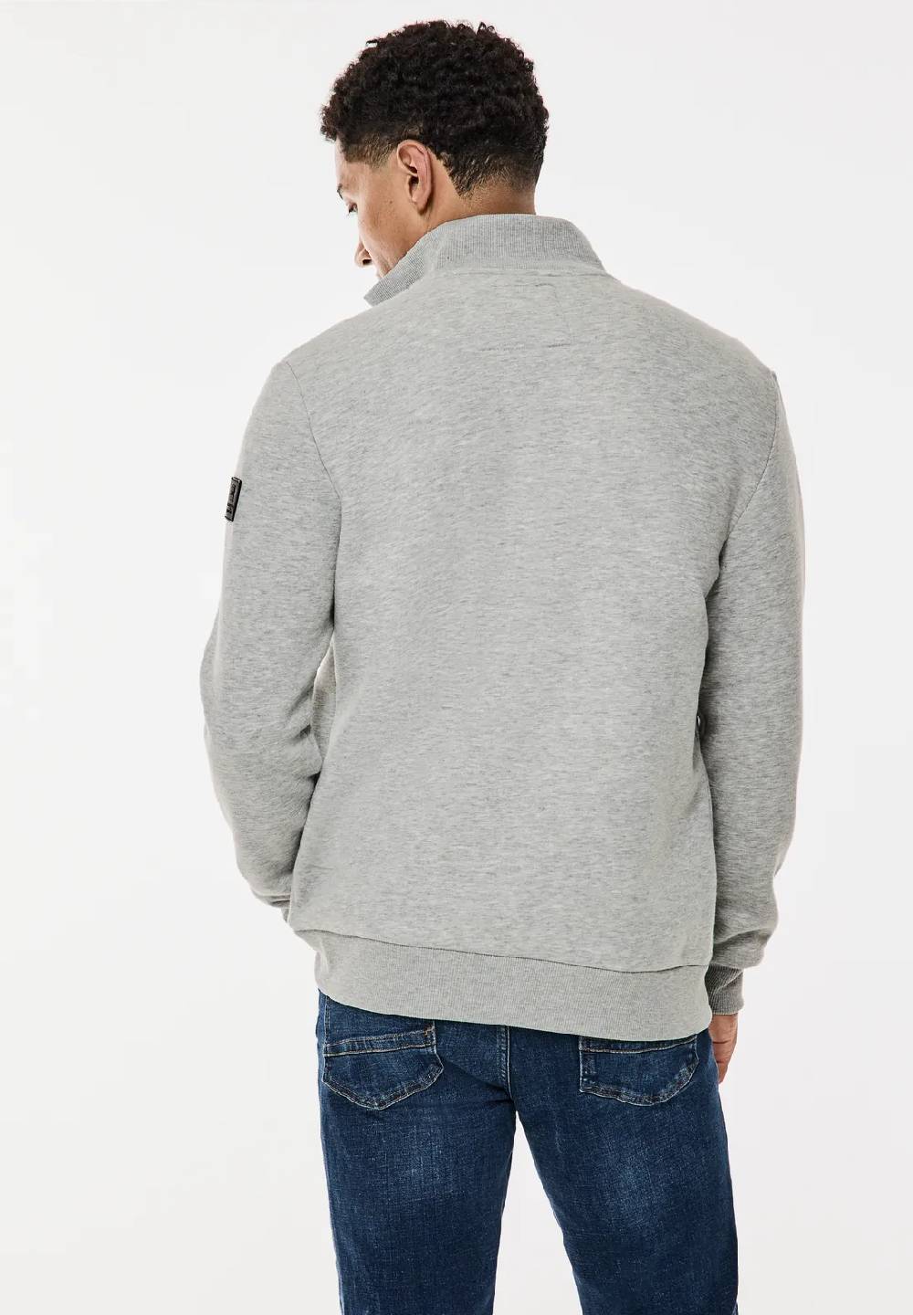 Street One Sweatjacke mit Materialmix Bestseller