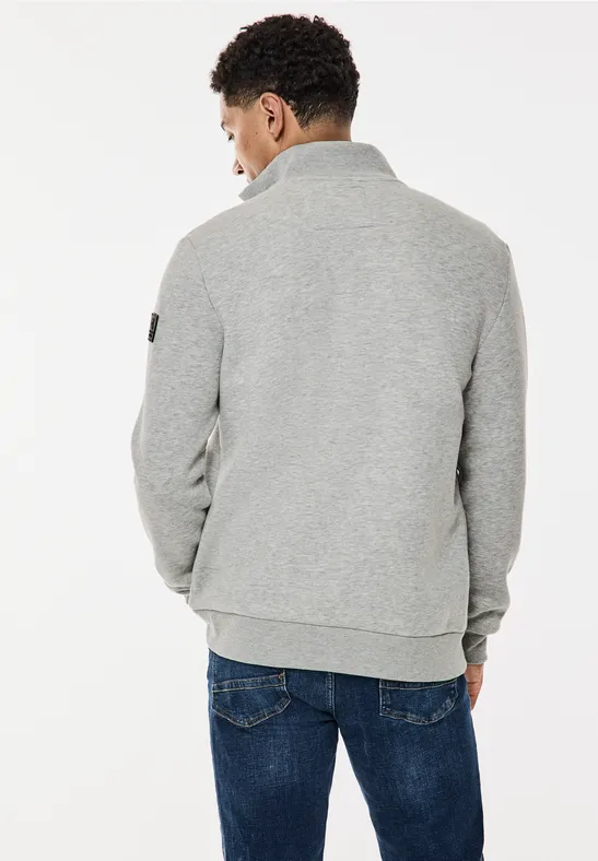Street One Sweatjacke mit Materialmix Bestseller