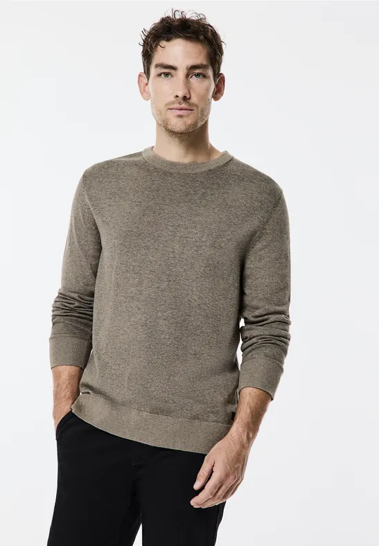 Street One Pullover in Two Tone Optik Tiefpreis