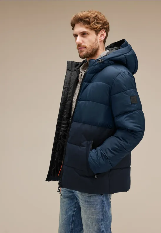 Street One Pufferjacke im Materialmix Kostenloser Versand international