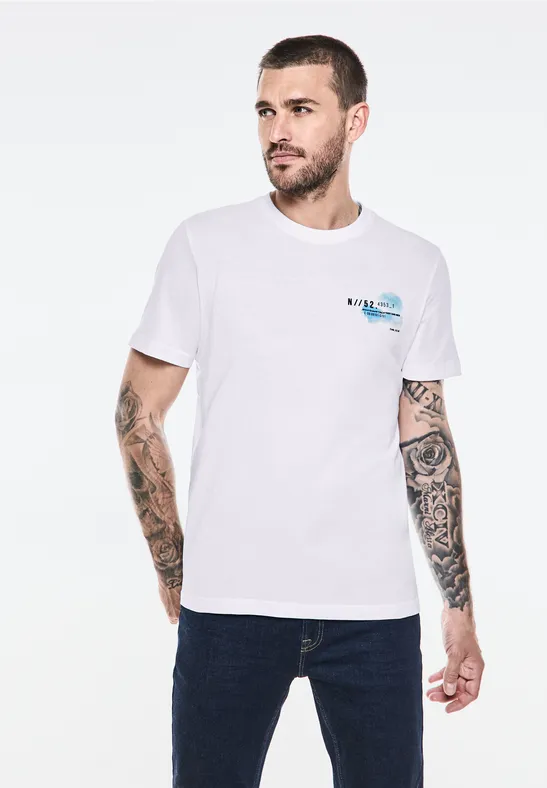 Street One T-Shirt mit Chestprint Fabrikverkauf