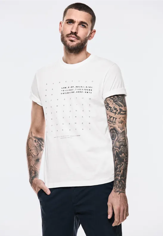 Street One T-Shirt mit Wording Cyber Monday