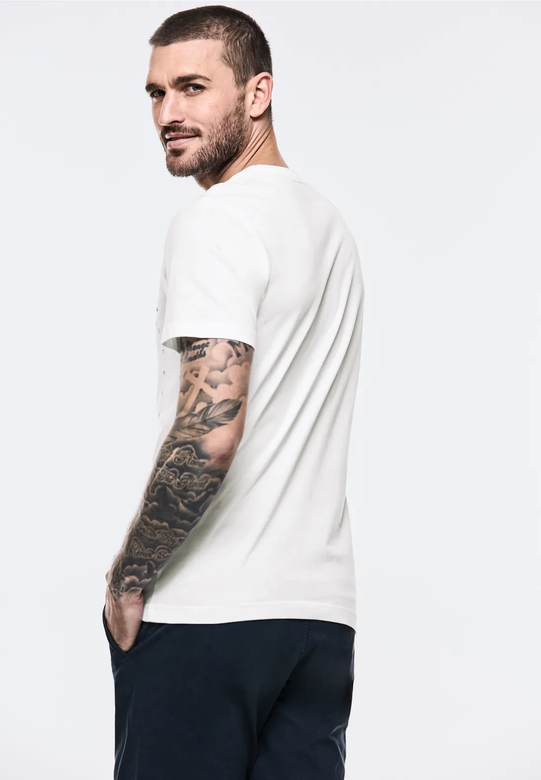 Street One T-Shirt mit Wording Cyber Monday