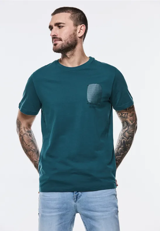Street One T-Shirt mit Brustprint Osterangebot