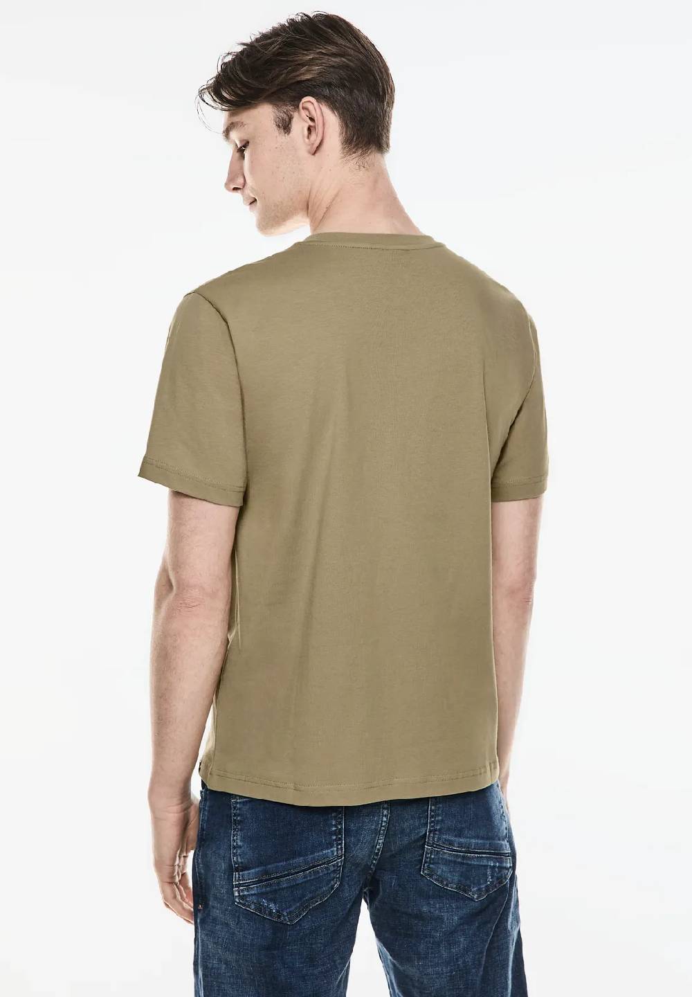 Street One Basic T-Shirt in Unifarbe Top Angebot