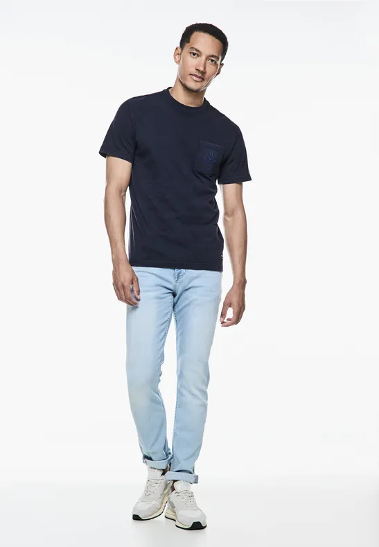 Street One Garmend Dye Slub T-Shirt Exklusive Angebote