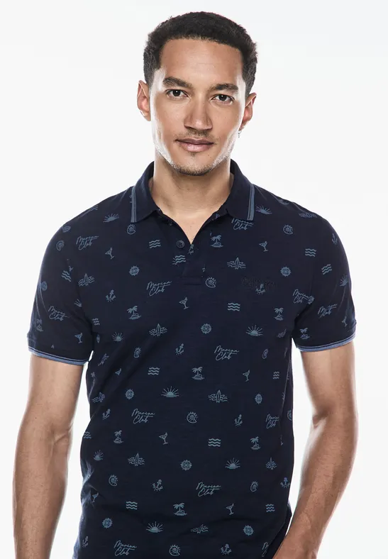 Street One Slub Jersey Poloshirt Blitzangebot