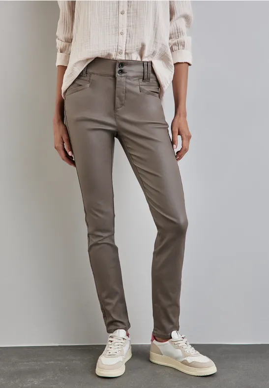 Street One Hose mit Coating - Style YORK Super Sparpreis