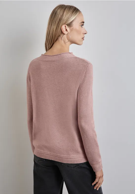 Street One Pullover mit gerolltem Saum Wochenangebot