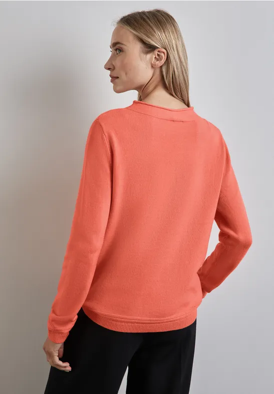 Street One Pullover mit gerolltem Saum Bis zu 55% Rabatt