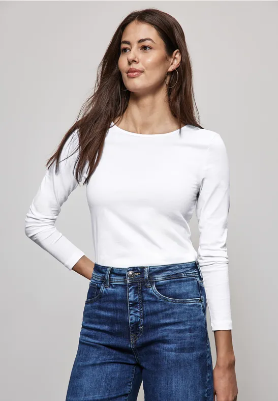 Street One Basic Langarmshirt Black Friday Preise