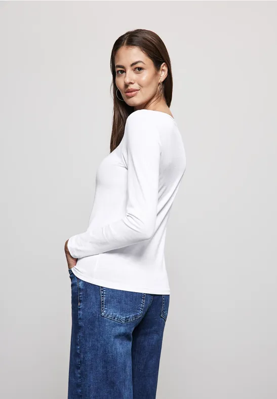 Street One Basic Langarmshirt Black Friday Preise