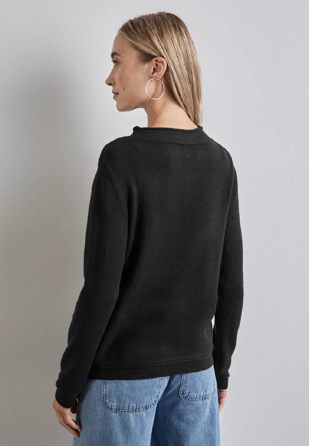 Street One Pullover mit gerolltem Saum Online