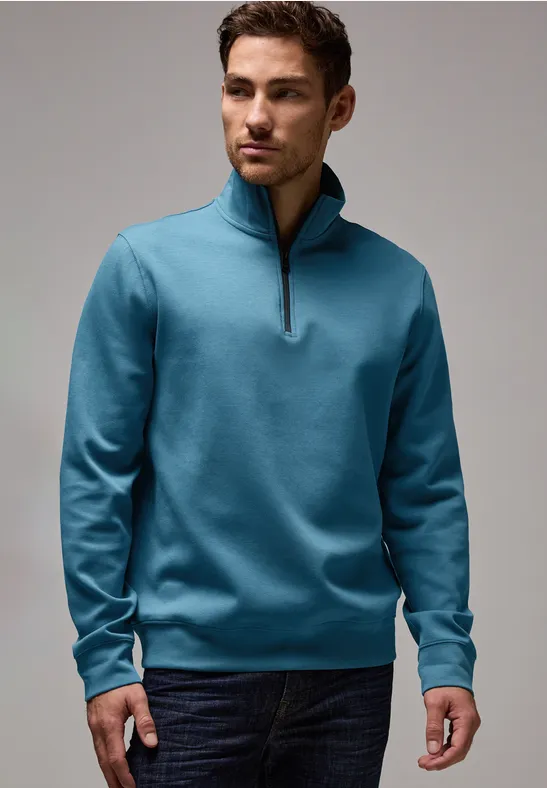 Street One Stretch Halfzip Sweater Rabatt