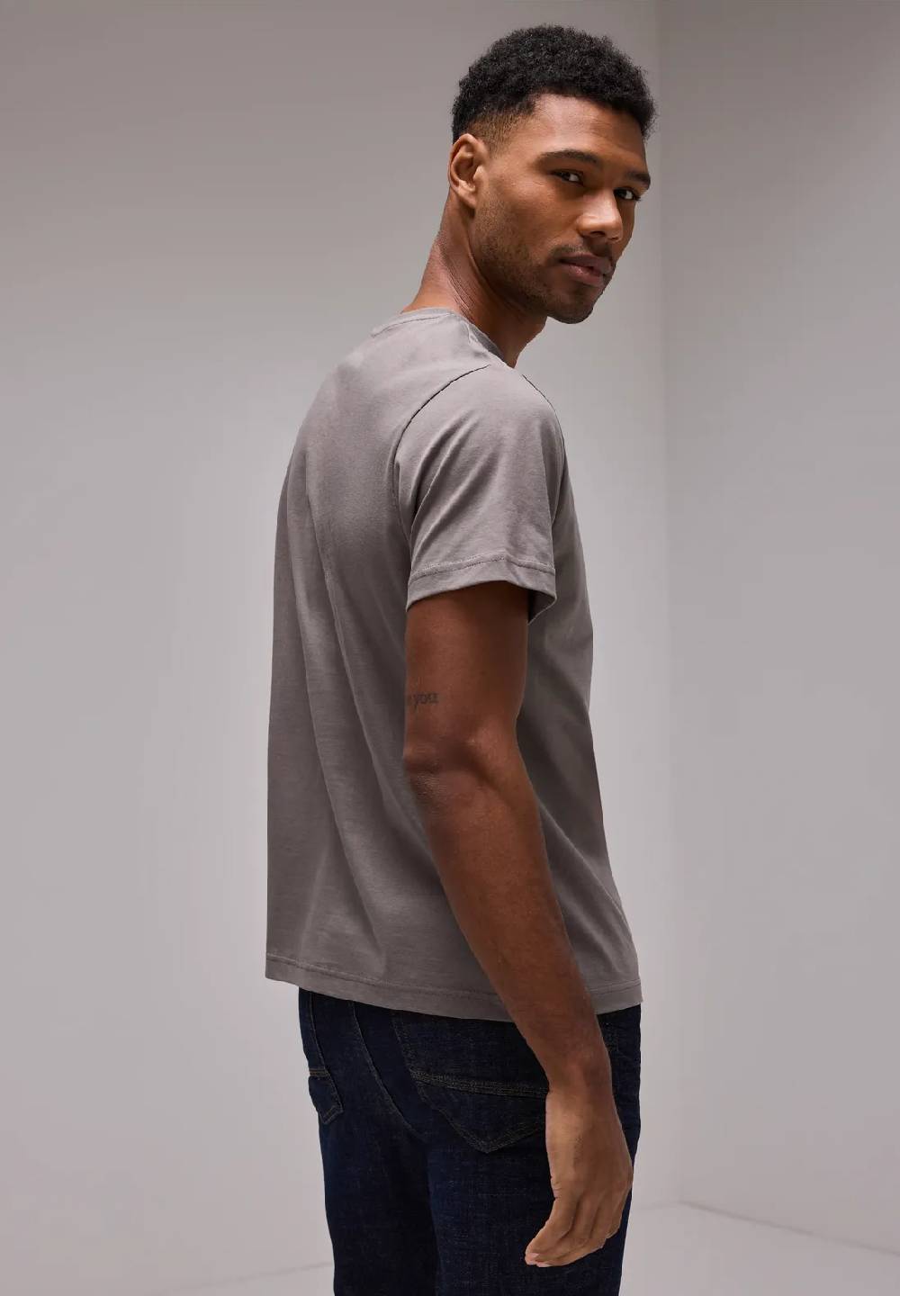 Street One Basic T-Shirt in Unifarbe Valentinstagsangebot