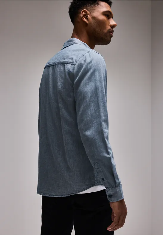Street One Two Tone Flannelhemd Online Outlet
