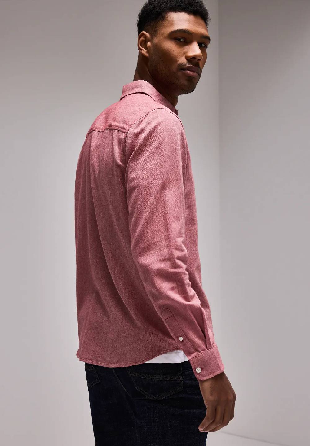 Street One Two Tone Flannelhemd Räumungsverkauf