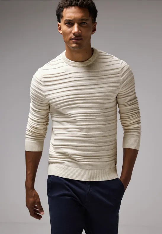 Street One Pullover mit Strukturstreifen Wochenangebot