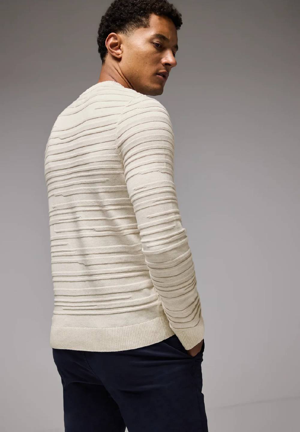 Street One Pullover mit Strukturstreifen Wochenangebot