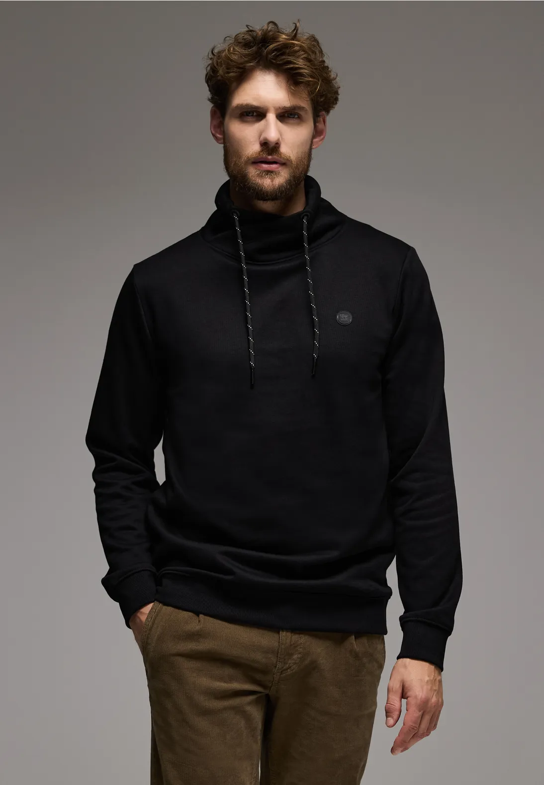 Street One Strukturpulli mit Funnelneck