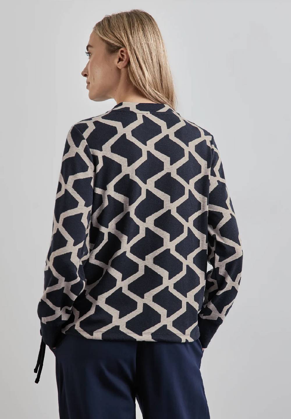 Street One Jaquard Langarmshirt Nur für heute