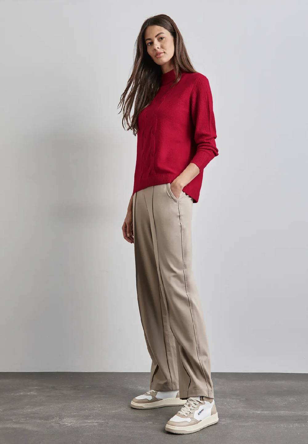 Street One Pullover mit Strickmuster