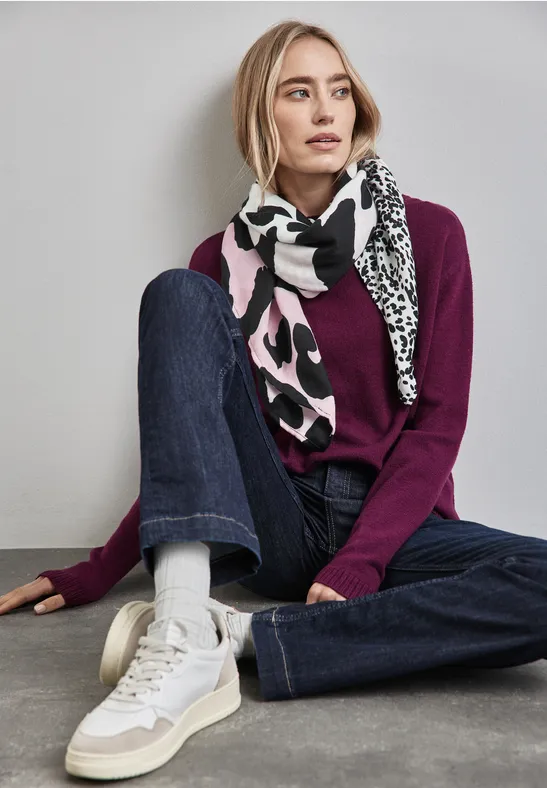 Street One Bedrucktes Tuch Black Friday Preise