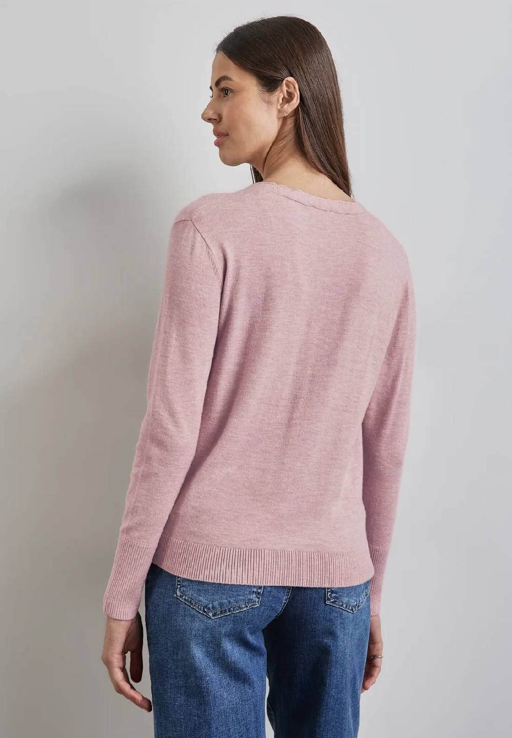 Street One Strickpullover mit Details Im Verkauf