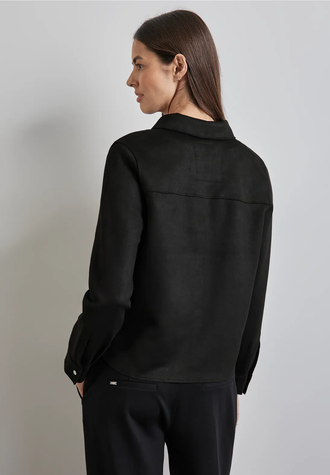 Street One Overshirt im Velours-Look Schlussverkauf