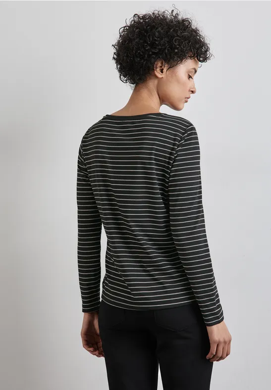 Street One Gestreiftes Langarmshirt Blitzverkäufe