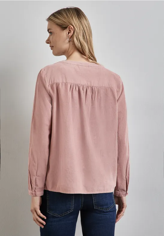Street One Cord-Bluse mit Knopfleiste Fabrikpreis