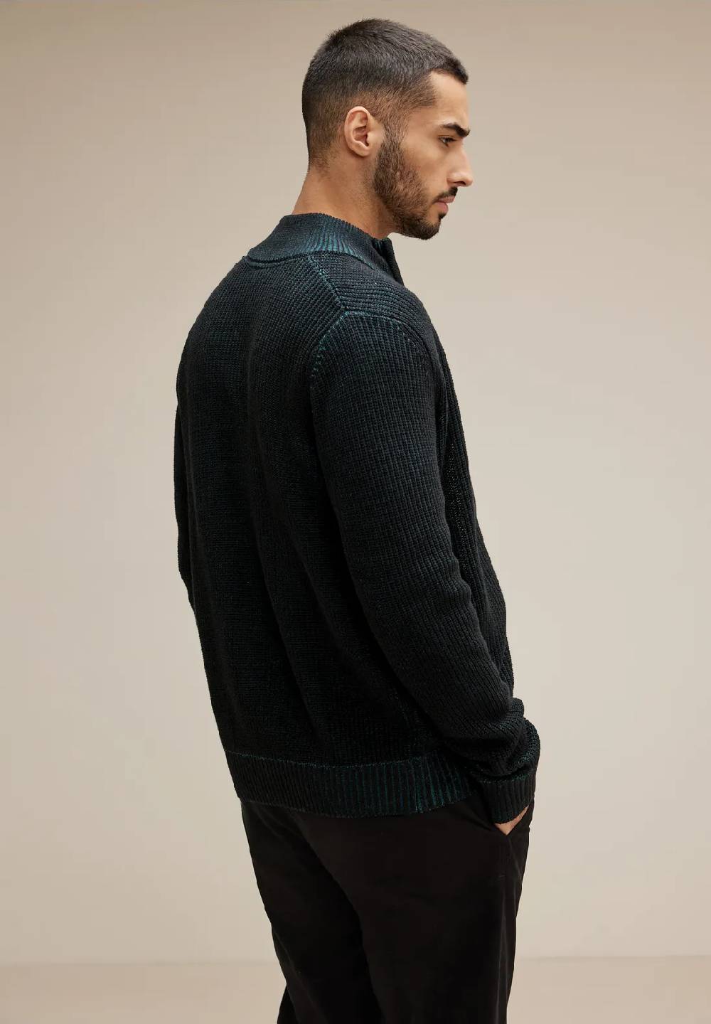 Street One Struktur Cardigan mit Zipper Flash Sale