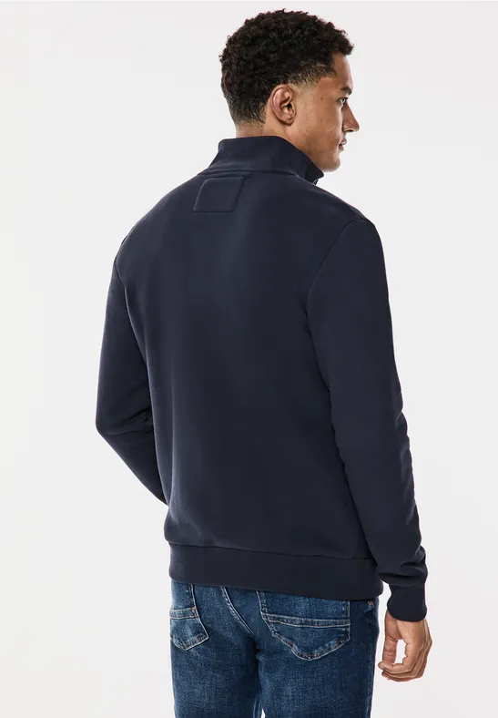 Street One Sweatjacke mit Materialmix Zeitlich begrenztes Angebot