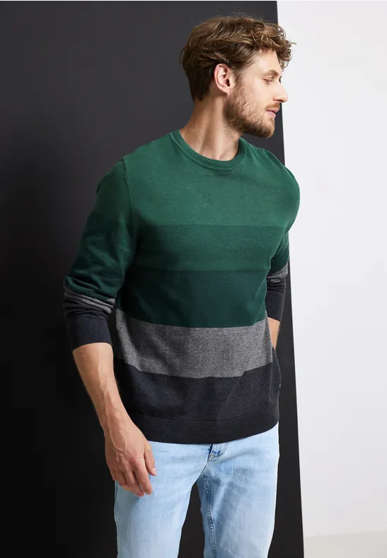 Street One Pullover mit Streifenmuster Kauf eins, bekomm eins gratis
